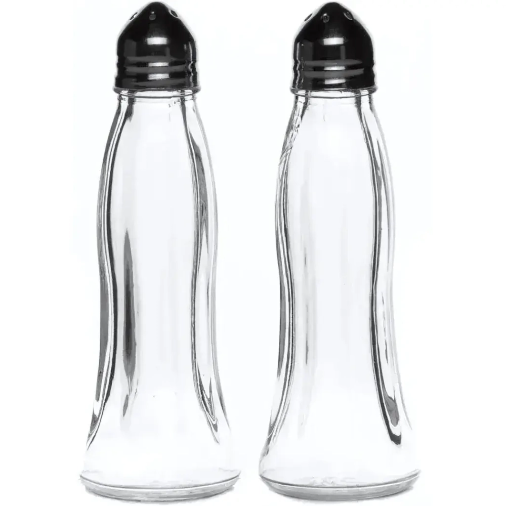 Емкость для специй БЛЭК ЭНД УАЙТ 2 шт. 40 мл (с метал.кр.)