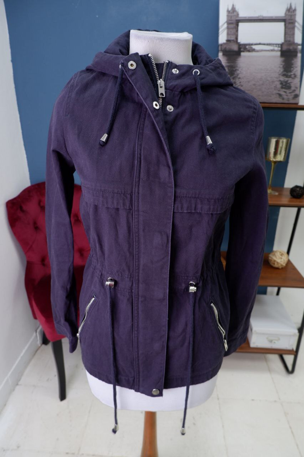 Куртка H&M из хлопка 40 размер