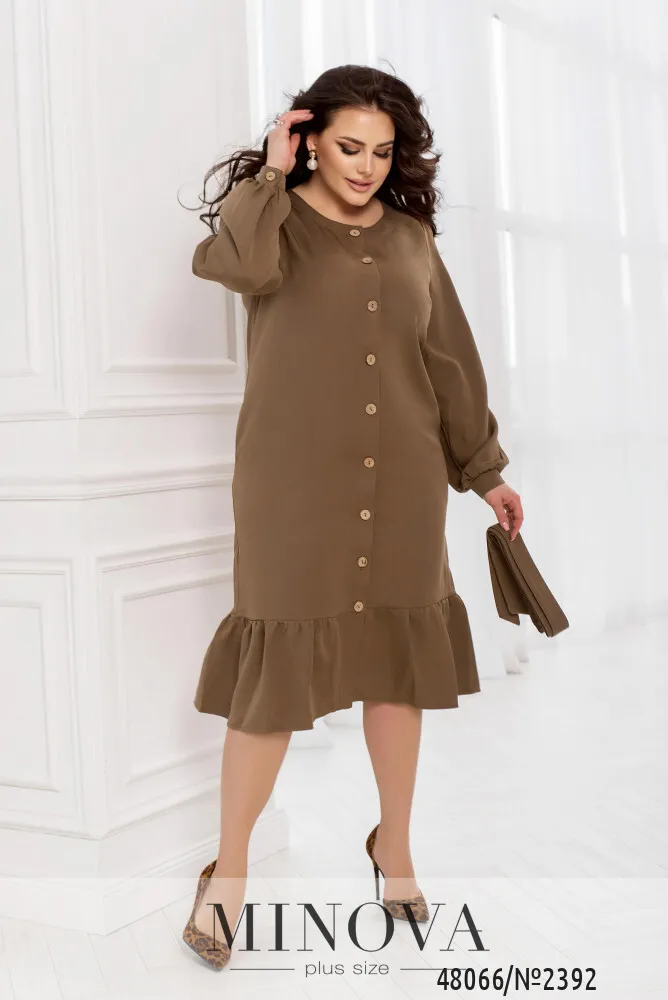 Платье 2392-мокко Minova