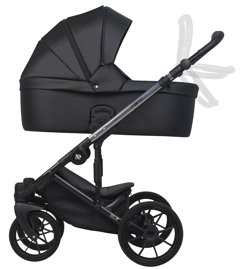 Детская коляска Riko Nano Thermo Ecco 2 в 1 01 Black (черный)