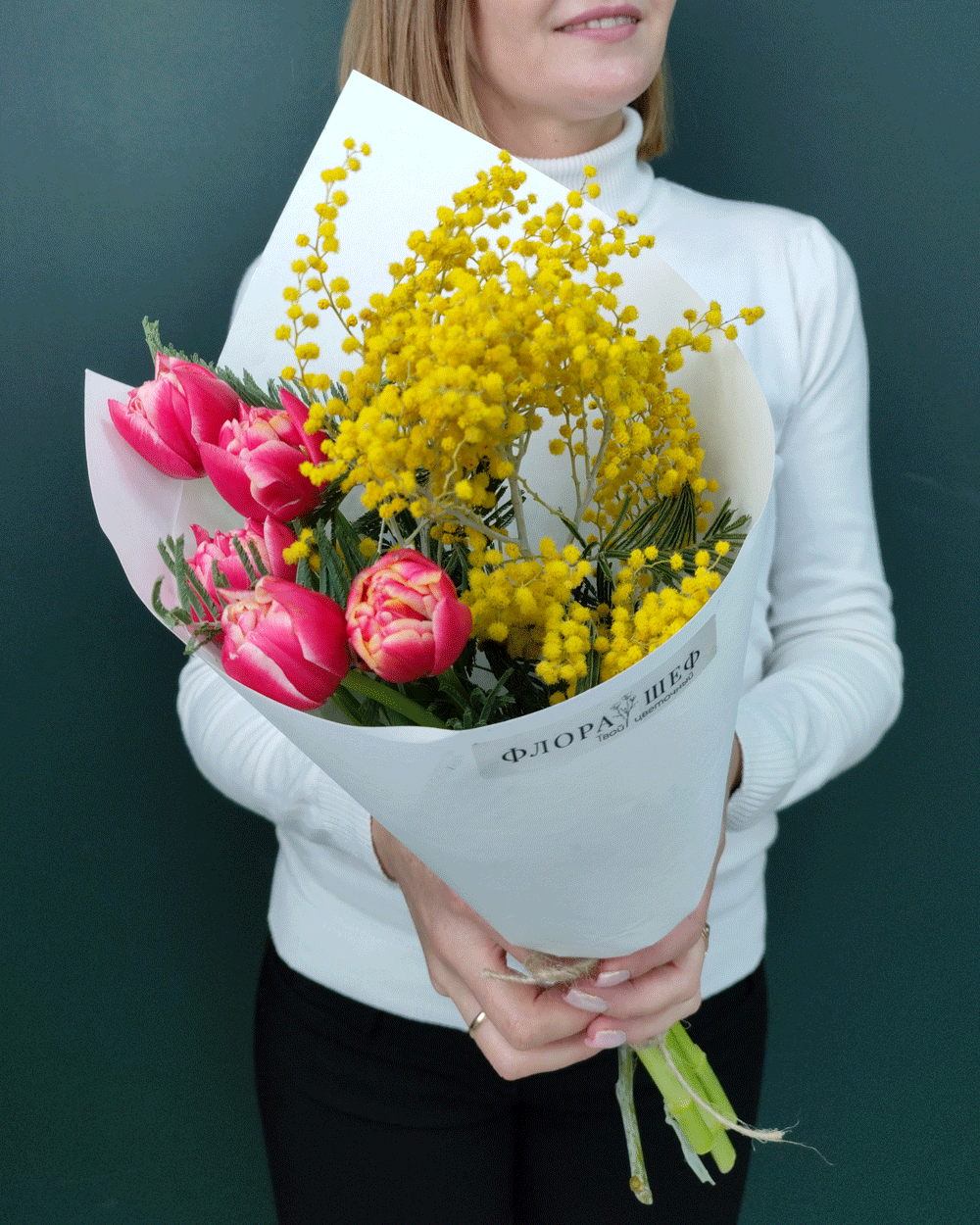 Букет весенний презент(00183)