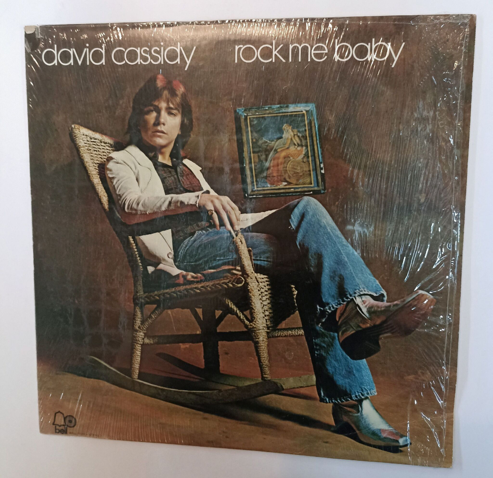 Винтажная виниловая пластинка LP David Cassidy Rock Me Baby (USA 1972)