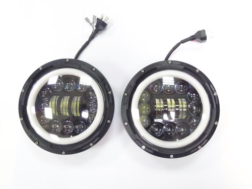 Фара /21213/ с ДХО и линзой LED (2шт) с повторителем (TLT)