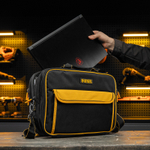 Сумка для инструмента, 400х170х300 мм, 3 отделения, 28 карманов, наплечный ремень Denzel