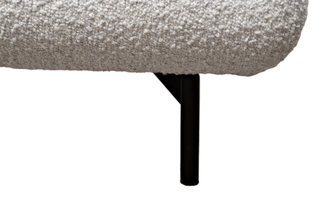 Кровать без механизма 240х220х87см Garda Decor Sicilia Orso букле бежевая