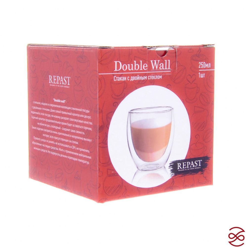 Стакан с двойным стеклом Repast Double wall 250 мл