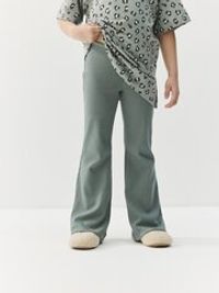 Костюм футболка оверсайз и брюки клеш "Наивный леопард"