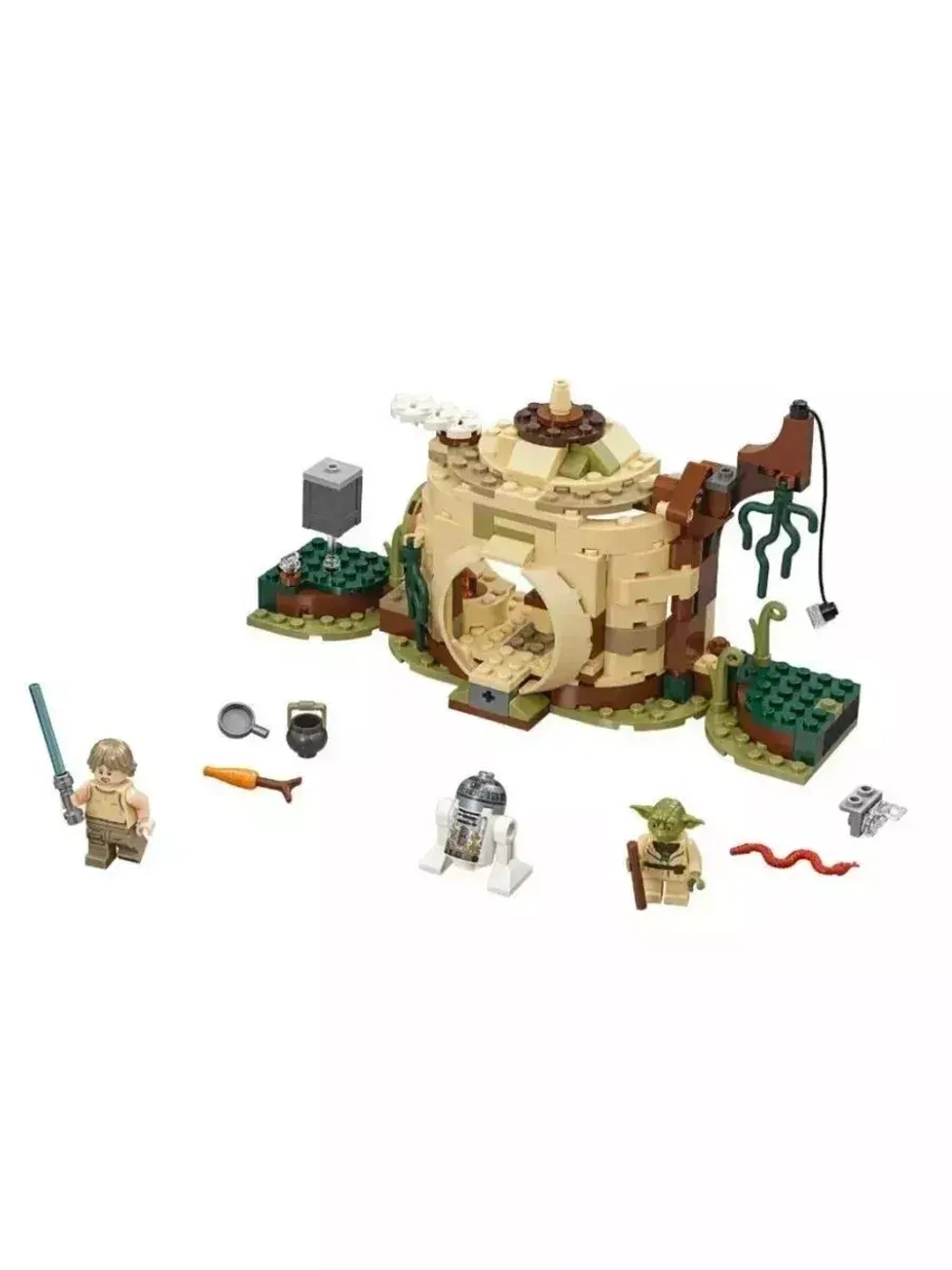 Конструктор Звездные войны Хижина Йоды 241 деталь
