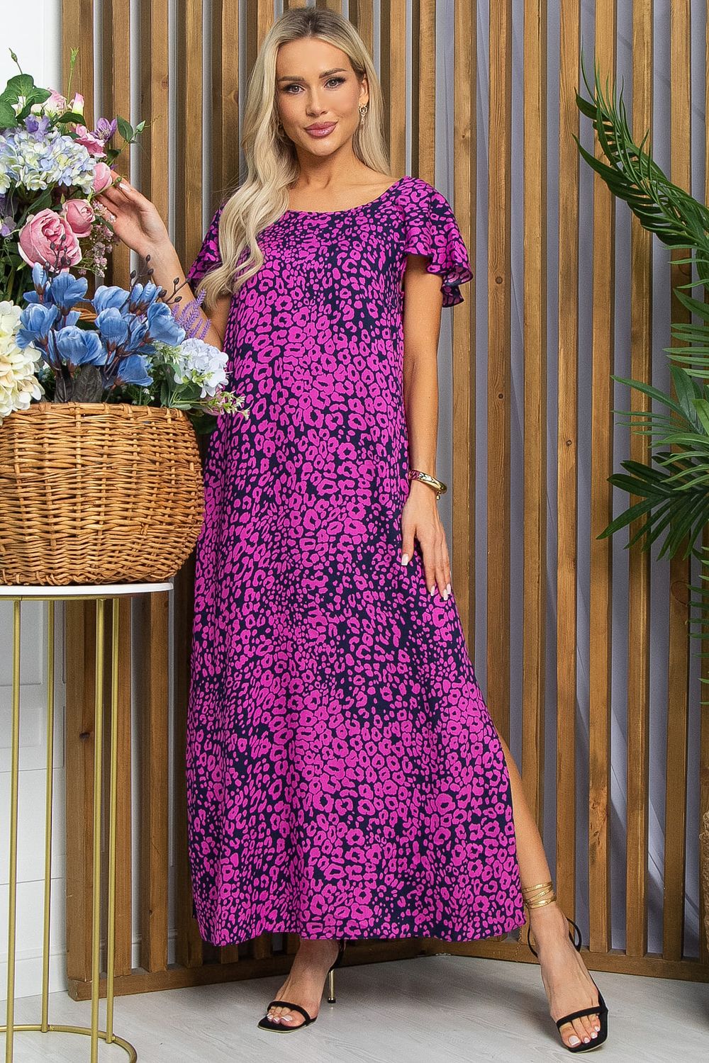 Платье Вечер свиданий (сине-малиновое) П13319-16М LT Collection