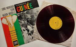 Винтажная виниловая пластинка LP Sons Nouveaux DUne Nation Nouvelle La Republique de Guinee (Гвинея 1961) (Красный Винил)