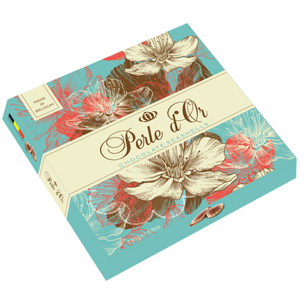 Шоколад Дары моря Перл д'Ор Painted Flowers 195г