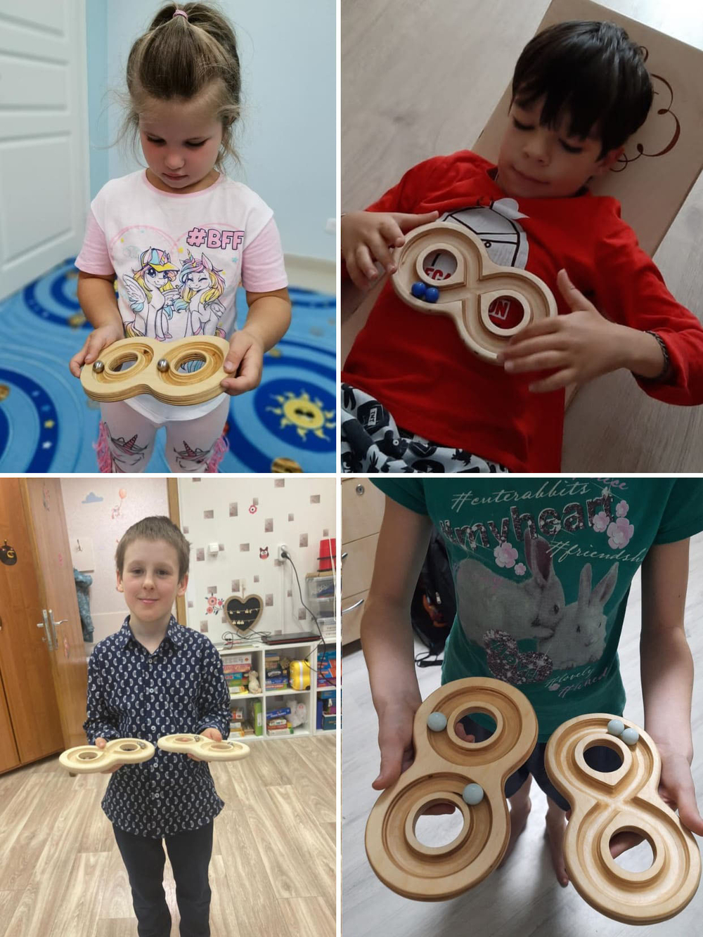 Нейротренажер  умная восьмерка для ладошек - комплект из 2 штук