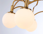 TR3212/5 GD/FR золото/белый матовый  E27*5 max 40W D560*302