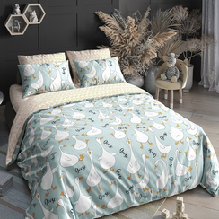 Поплин "Гуси" | ш.150 см | 115 г/м² | хлопок-100%