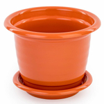 Горшок цветочный Виола 10л, коричневый