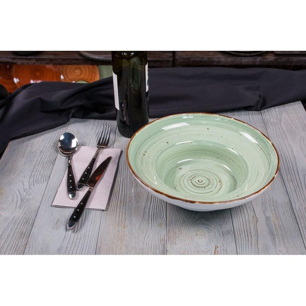 Тарелка глубокая 700 мл d 28 см h8,5см для пасты/супа/салата   Fusion P.L. Proff Cuisine [1]