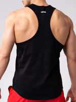 Мужская майка-борцовка из хлопка (Размер: M) (Цвет: белый)