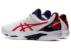 Мужские кроссовки теннисные Asics Solution Speed FF 2 Clay L.E. - white/classic red