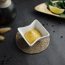 Соусник 80 мл 8*8 см h4,2 см Mini Mix белый фарфор P.L. Proff Cuisine [6]