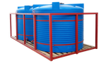 Кассета транспортная с пластиковыми емкостями STERH 2х6000T 12000 л.(420x215x185см;синий) - арт.555105
