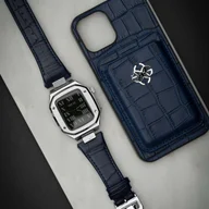 Чехол для iPhone 12 - Натуральная Кожа с Кошельком