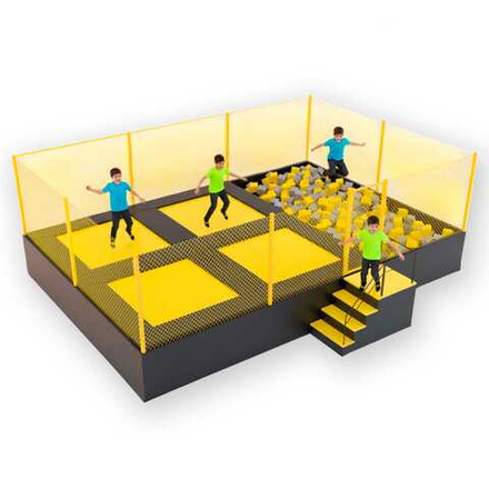 Большие батутные арены более 20 кв. метров