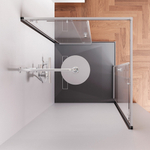 Душевое ограждение 90x90 см, без поддона AM.PM X-Joy W94G-403-9090-MT1K