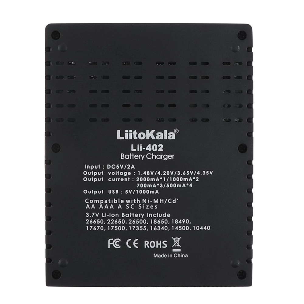 Зарядное устройство Liitokala Lii-402