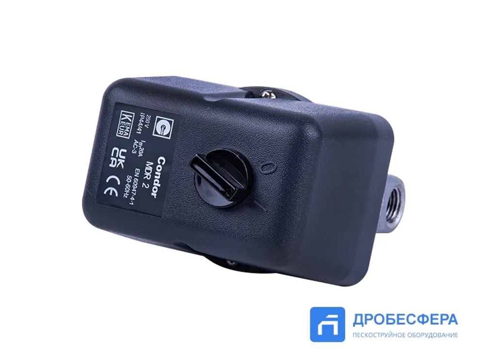 Реле давления для компрессора MDR-2/11 Фланец 3/8" (16мм) + 3 дополнительных 1/4" (14мм) арт. 270553