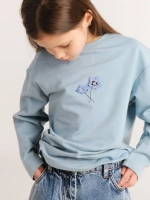 Лонгслив NEZABUDKA CHILD, голубой