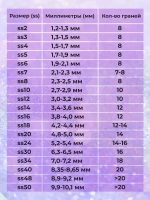 Стразы термоклеевые стекло Crystal ss30