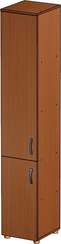 Стеллаж узкий закрытый 2 двери