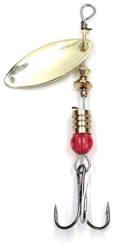 Блесна вращ. Namazu Alleria, вес 2 г, цвет 02 (латунь)