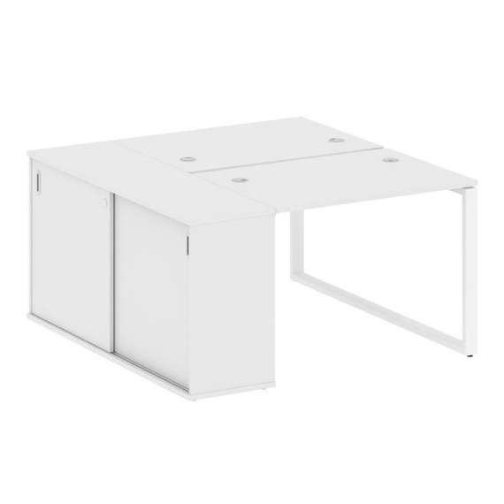 Метал Систем Рабочая станция с шкафом-купе на О-образном м/к БО.РС-СШК-1.1 Т