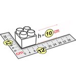 Элемент 12x12x10 см для GigaBloks 10"