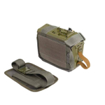 Подсумок под пулеметный короб отрывной олива Ганза