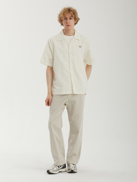 Мужская Рубашка Linen Blend Revere Collar