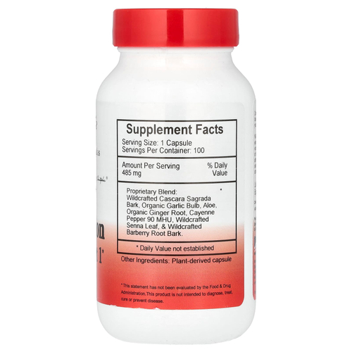 Christopher's Original Formulas, Quick Colon, средство для здоровья кишечника, этап 1, 485 мг, 100 вегетарианских капсул