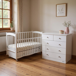 Детский пеленальный комод Mr Sandman Joss 5 ящиков Белый