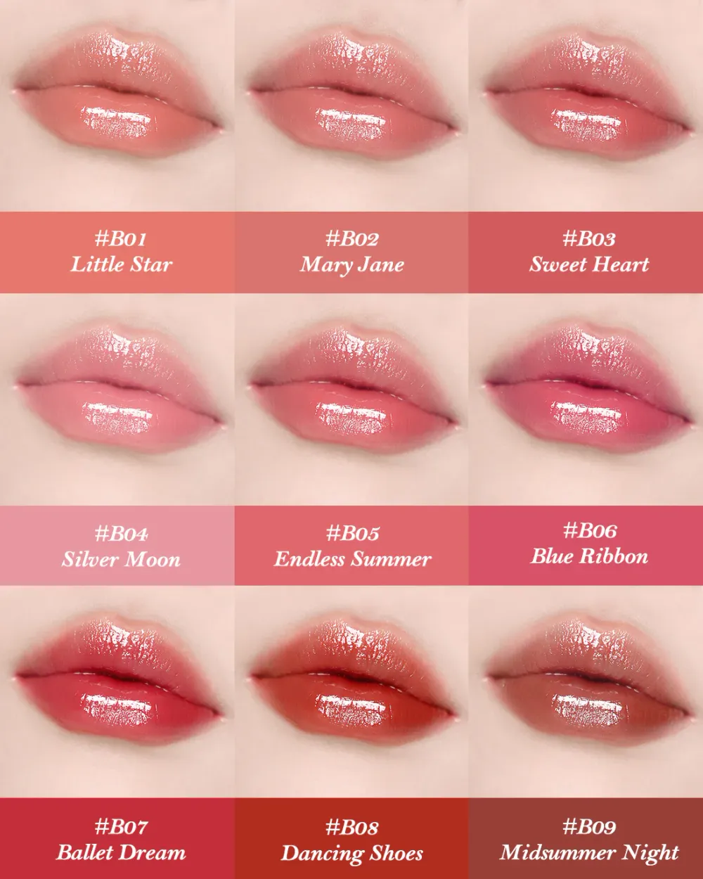 Помада для губ Flower Knows Swan Ballet Shine Lipstick - B03 Sweet Heart