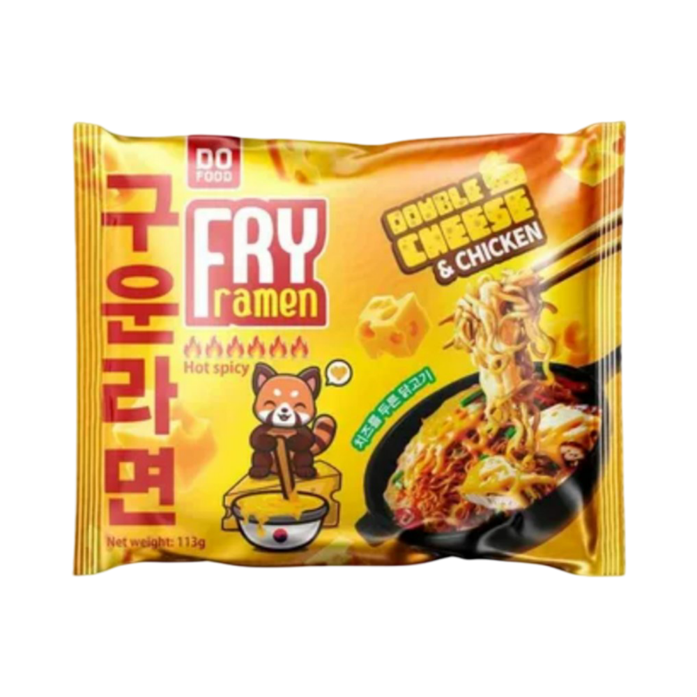 Лапша FRY двойной сыр со вкусом курицы 113г