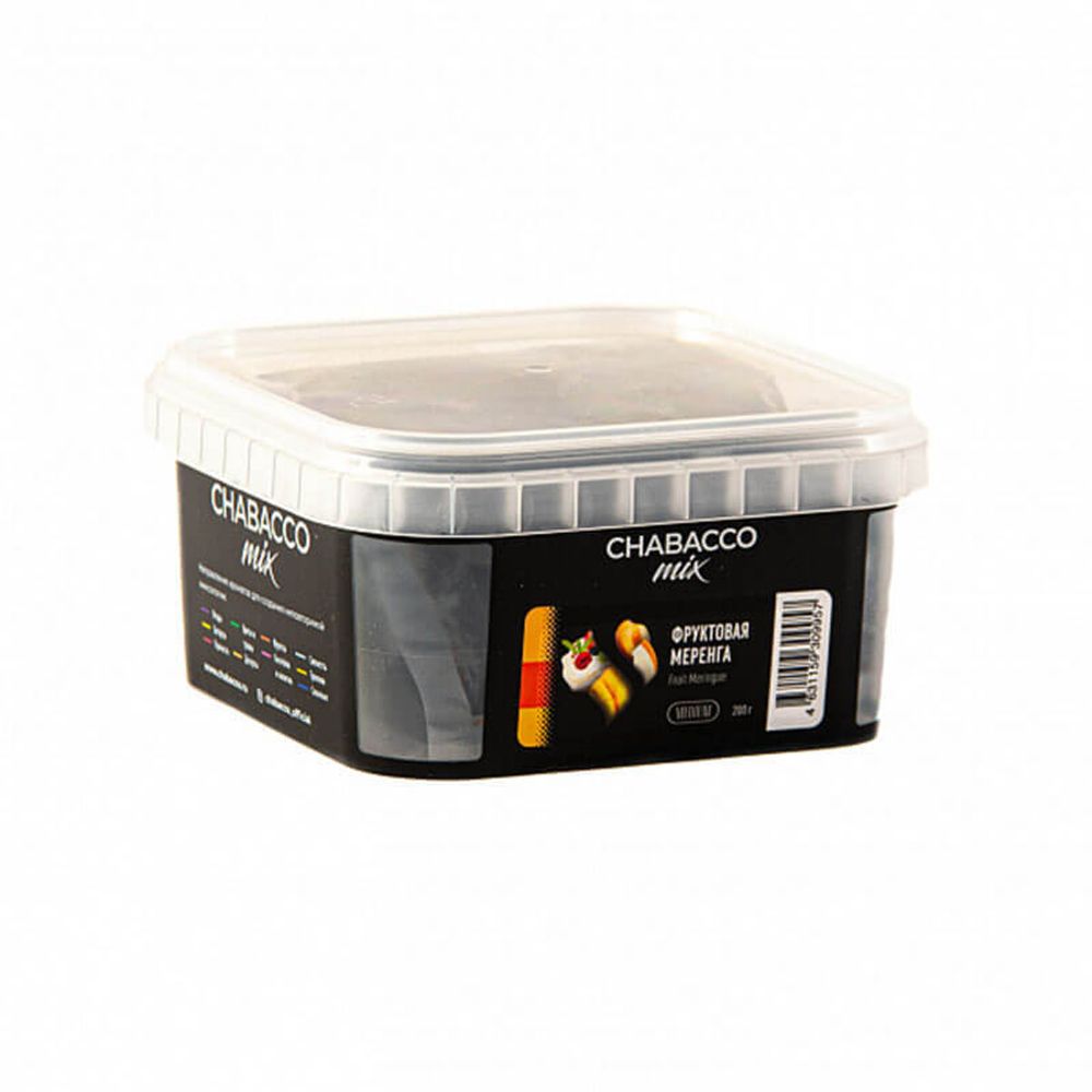 Бестабачная смесь для кальяна Chabacco Mix - Fruit meringue (Фруктовая меренга) 200 гр.