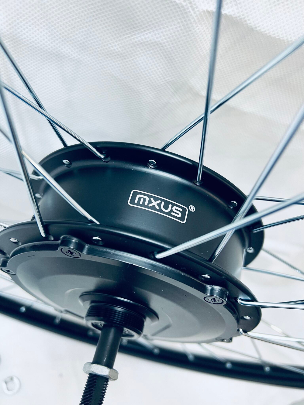 Заднее редукторное мотор колесо MXUS на 500w Ватт 48v Вольт в сборе для велосипеда 20-24-26-27,5-28-29 дюймов
