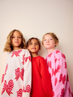 Пижама для девочки Next B65-025, 3 шт., Молочный, Красный, Розовый