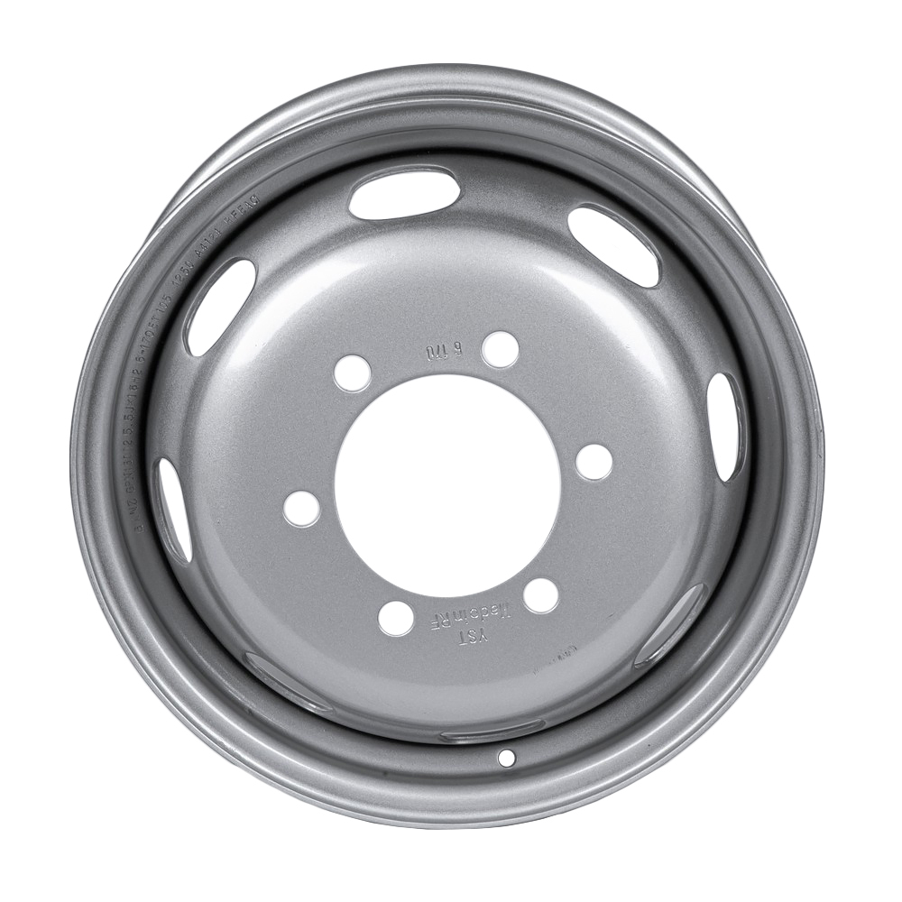 Диск штампованный R16 5.5J 6x170/130.1 ET105 GANZ Silver GRN16002 Газель усилен.(1250кг)