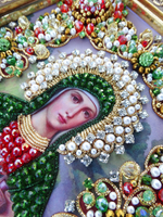 Ии-72 Набор для вышивания хрустальными камнями Святая Зинаида