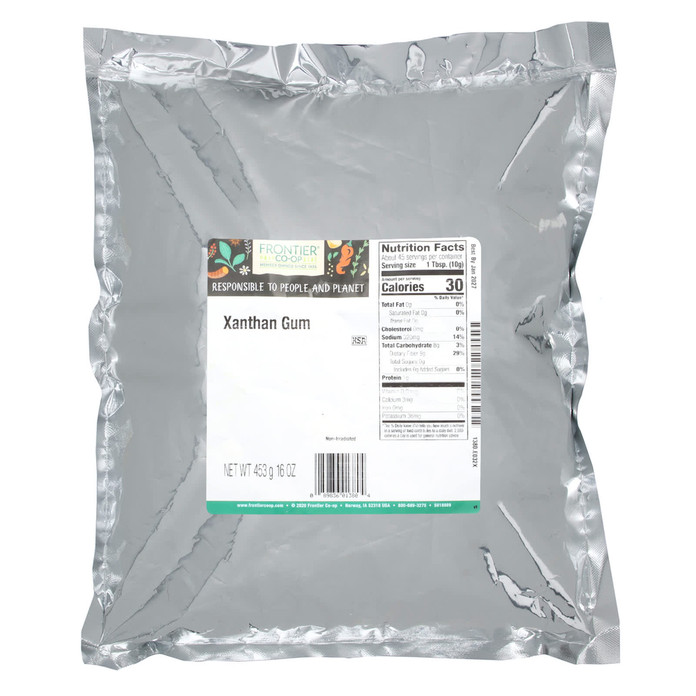 Frontier Co-op, Ксантановая камедь, 453 г (16 унций)