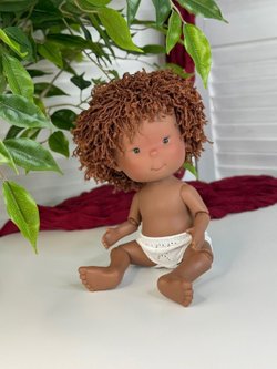 Кукла Nines виниловая 30см PIPPA шарнирная без одежды  (2902W)