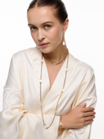 Колье "Glass barrel" Bicolor