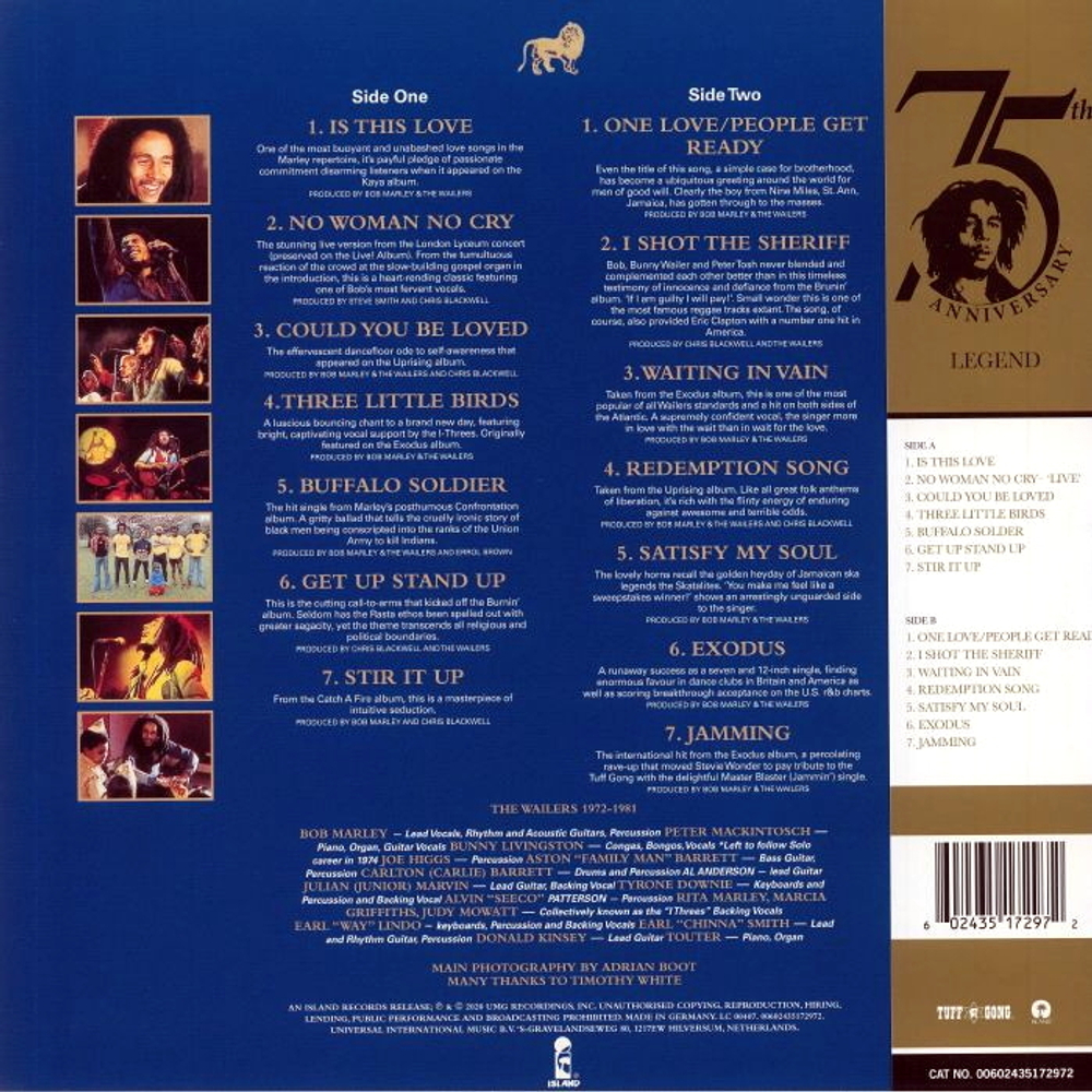 Bob Marley & The Wailers / Legend (LP)
